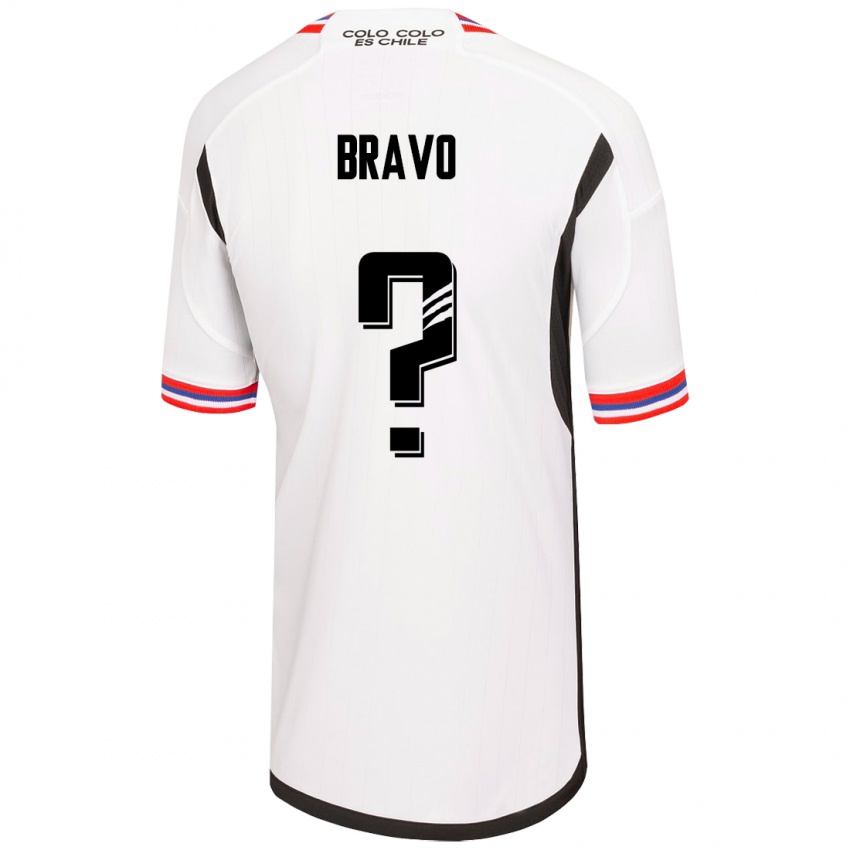 Dame Santiago Bravo #0 Hvit Hjemmetrøye Drakt Trøye 2023/24 Skjorter T-Skjorte