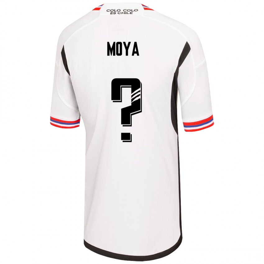 Dame Matías Moya #0 Hvit Hjemmetrøye Drakt Trøye 2023/24 Skjorter T-Skjorte