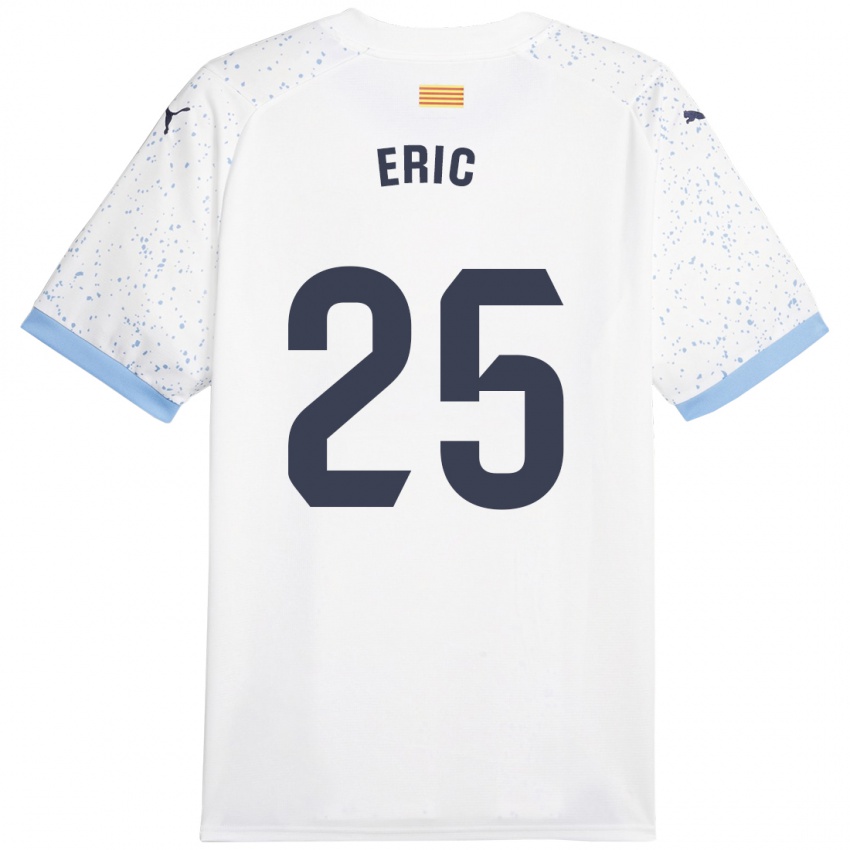 Dame Eric Garcia #25 Hvit Bortetrøye Drakt Trøye 2023/24 Skjorter T-Skjorte