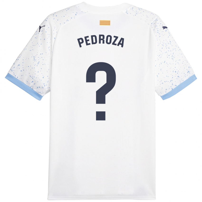 Dame Gerardo Pedroza #0 Hvit Bortetrøye Drakt Trøye 2023/24 Skjorter T-Skjorte