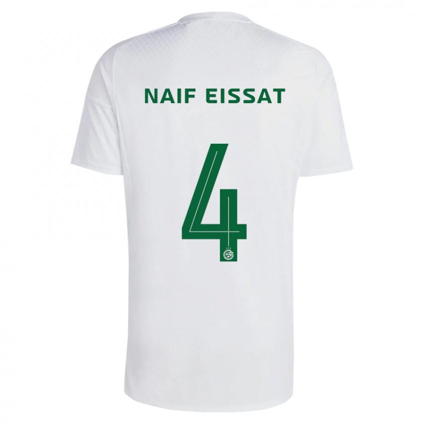 Dame Lisav Naif Eissat #4 Grønnblå Bortetrøye Drakt Trøye 2023/24 Skjorter T-Skjorte