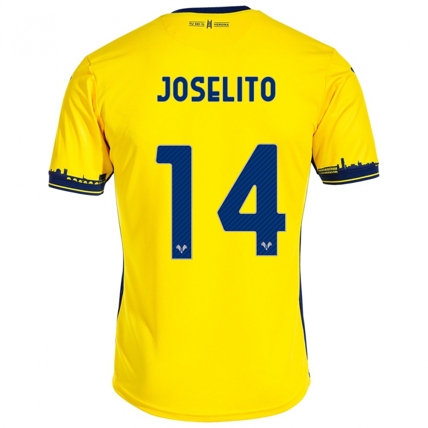 Dame Joselito #14 Gul Bortetrøye Drakt Trøye 2023/24 Skjorter T-Skjorte