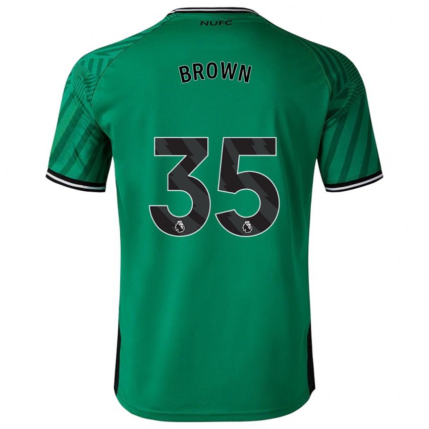 Dame Will Brown #35 Grønn Bortetrøye Drakt Trøye 2023/24 Skjorter T-Skjorte