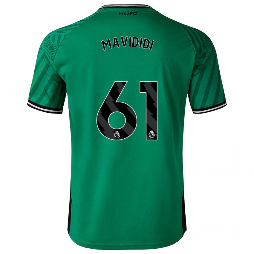 Dame Shaun Mavididi #61 Grønn Bortetrøye Drakt Trøye 2023/24 Skjorter T-Skjorte