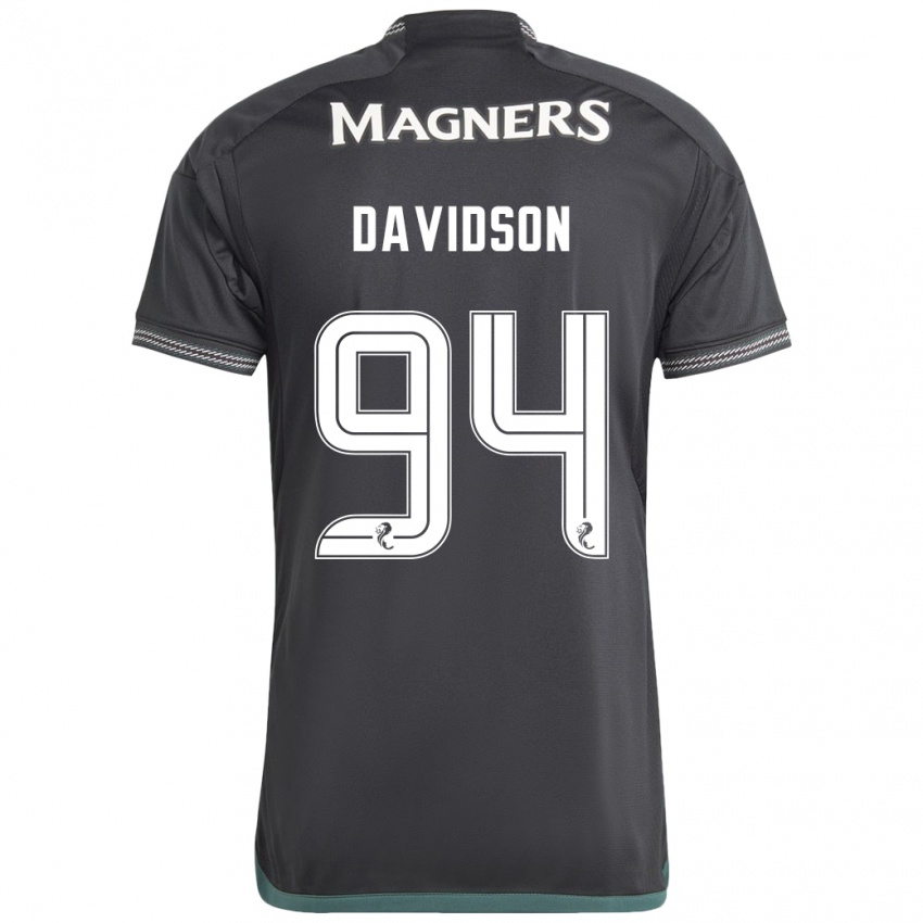 Dame Alasdair Davidson #94 Svart Bortetrøye Drakt Trøye 2023/24 Skjorter T-Skjorte