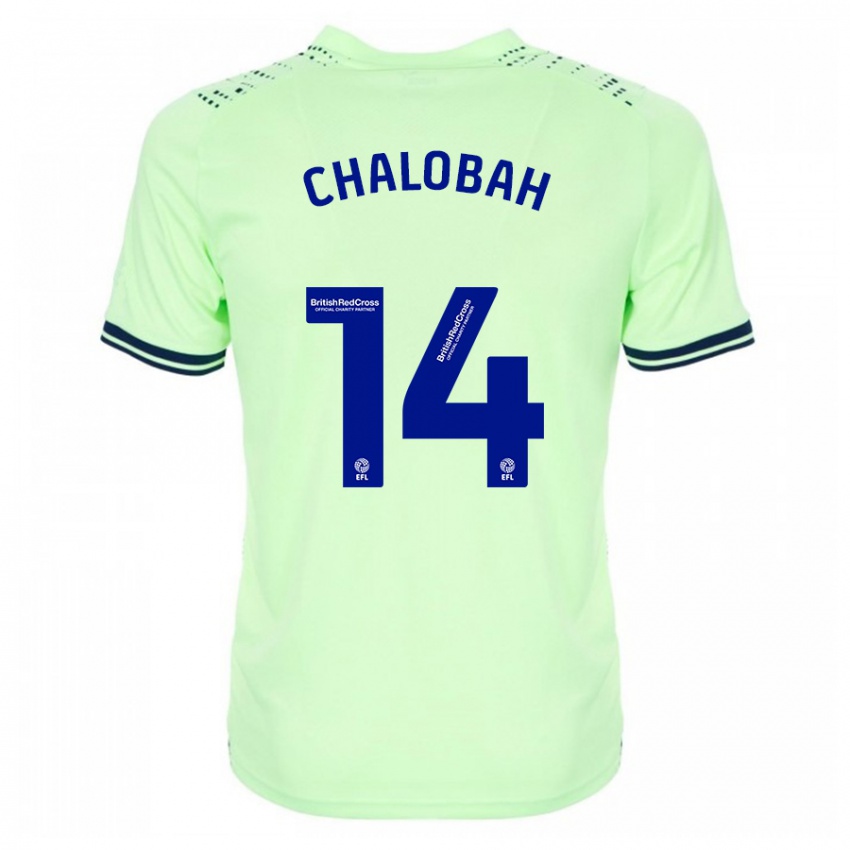 Dame Nathaniel Chalobah #14 Marinen Bortetrøye Drakt Trøye 2023/24 Skjorter T-Skjorte