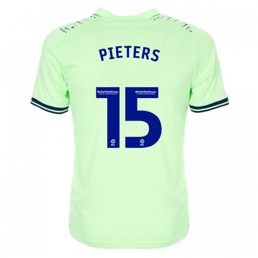 Dame Erik Pieters #15 Marinen Bortetrøye Drakt Trøye 2023/24 Skjorter T-Skjorte