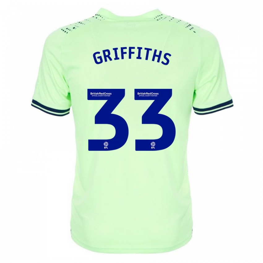 Dame Josh Griffiths #33 Marinen Bortetrøye Drakt Trøye 2023/24 Skjorter T-Skjorte