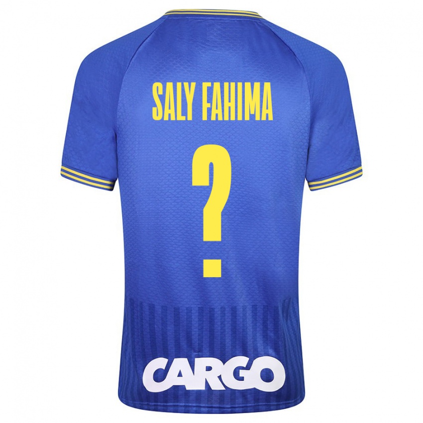 Dame Israel Saly Fahima #0 Blå Bortetrøye Drakt Trøye 2023/24 Skjorter T-Skjorte
