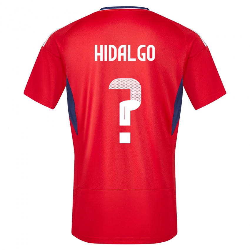 Barn Costa Rica Pablo Hidalgo #0 Rød Hjemmetrøye Drakt Trøye 24-26 Skjorter T-Skjorte