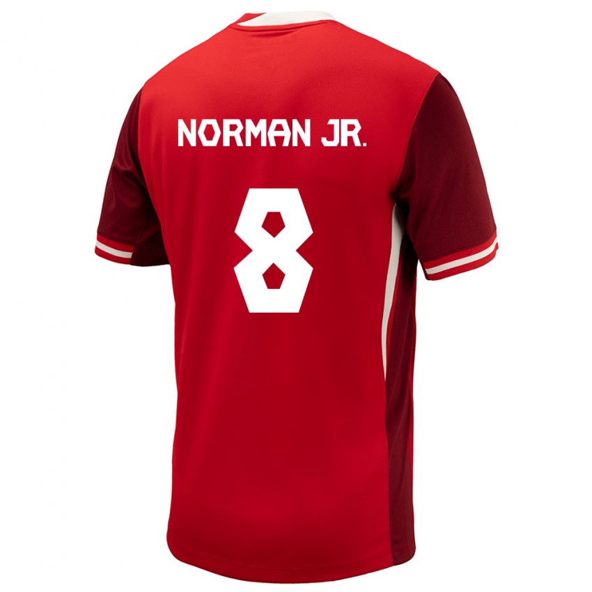 Mann Canada David Norman Jr. #8 Rød Hjemmetrøye Drakt Trøye 24-26 Skjorter T-Skjorte