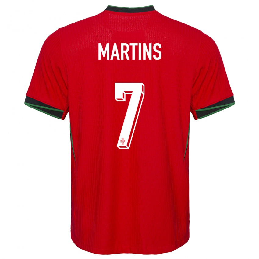 Dame Portugal Gil Martins #7 Rød Hjemmetrøye Drakt Trøye 24-26 Skjorter T-Skjorte