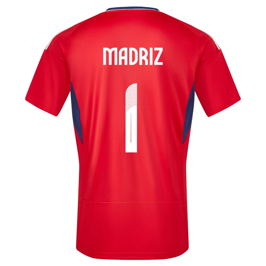 Dame Costa Rica Abraham Madriz #1 Rød Hjemmetrøye Drakt Trøye 24-26 Skjorter T-Skjorte