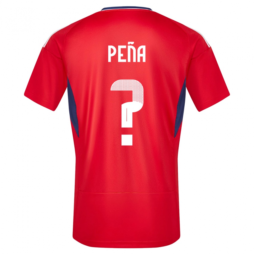 Dame Costa Rica Randy Pena #0 Rød Hjemmetrøye Drakt Trøye 24-26 Skjorter T-Skjorte