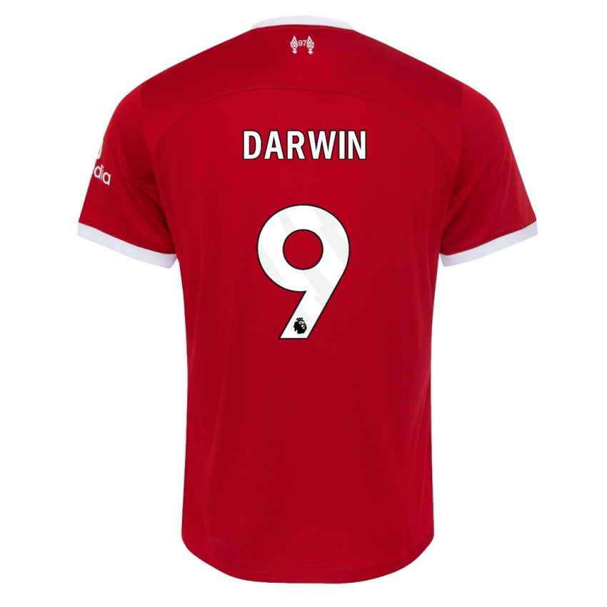 Barn Darwin Nunez #9 Rød Hjemmetrøye Drakt Trøye 2023/24 Skjorter T-Skjorte