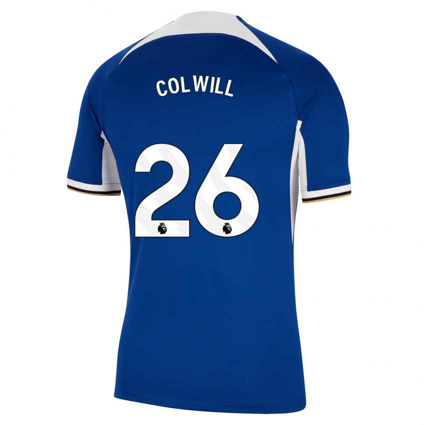 Barn Levi Colwill #26 Blå Hjemmetrøye Drakt Trøye 2023/24 Skjorter T-Skjorte