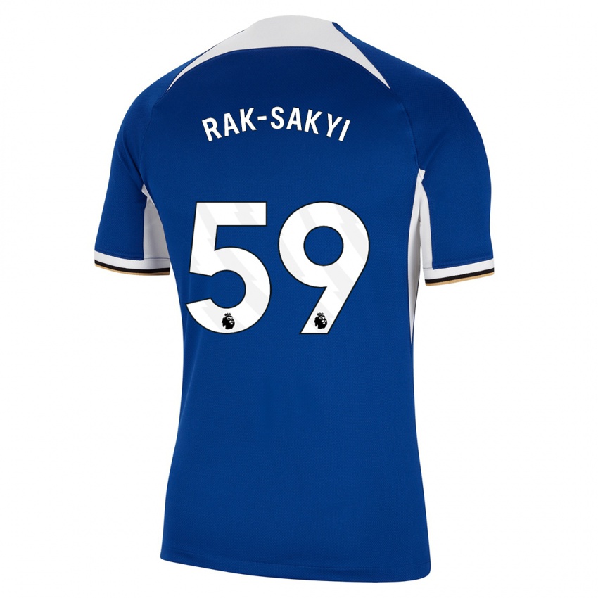 Barn Sam Rak-Sakyi #59 Blå Hjemmetrøye Drakt Trøye 2023/24 Skjorter T-Skjorte