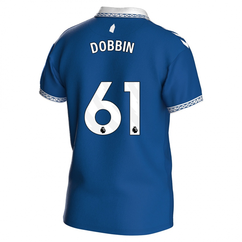 Barn Lewis Dobbin #61 Kongeblå Hjemmetrøye Drakt Trøye 2023/24 Skjorter T-Skjorte