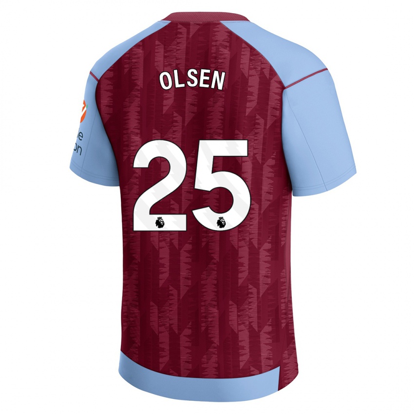 Barn Robin Olsen #25 Klart Blå Hjemmetrøye Drakt Trøye 2023/24 Skjorter T-Skjorte
