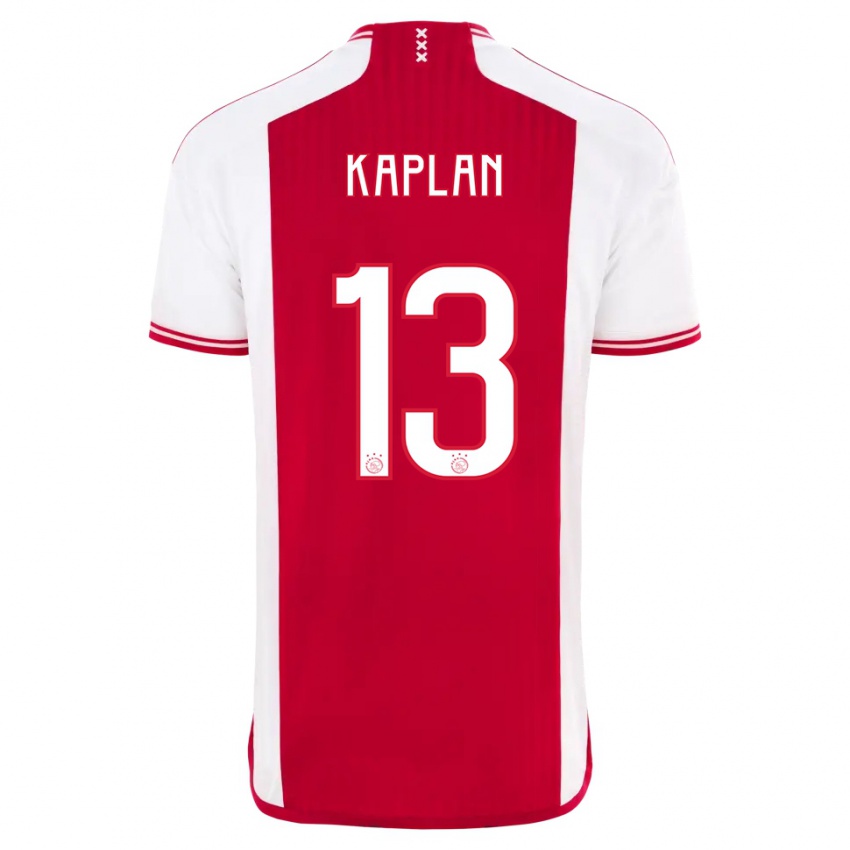 Barn Ahmetcan Kaplan #13 Rød Hvit Hjemmetrøye Drakt Trøye 2023/24 Skjorter T-Skjorte