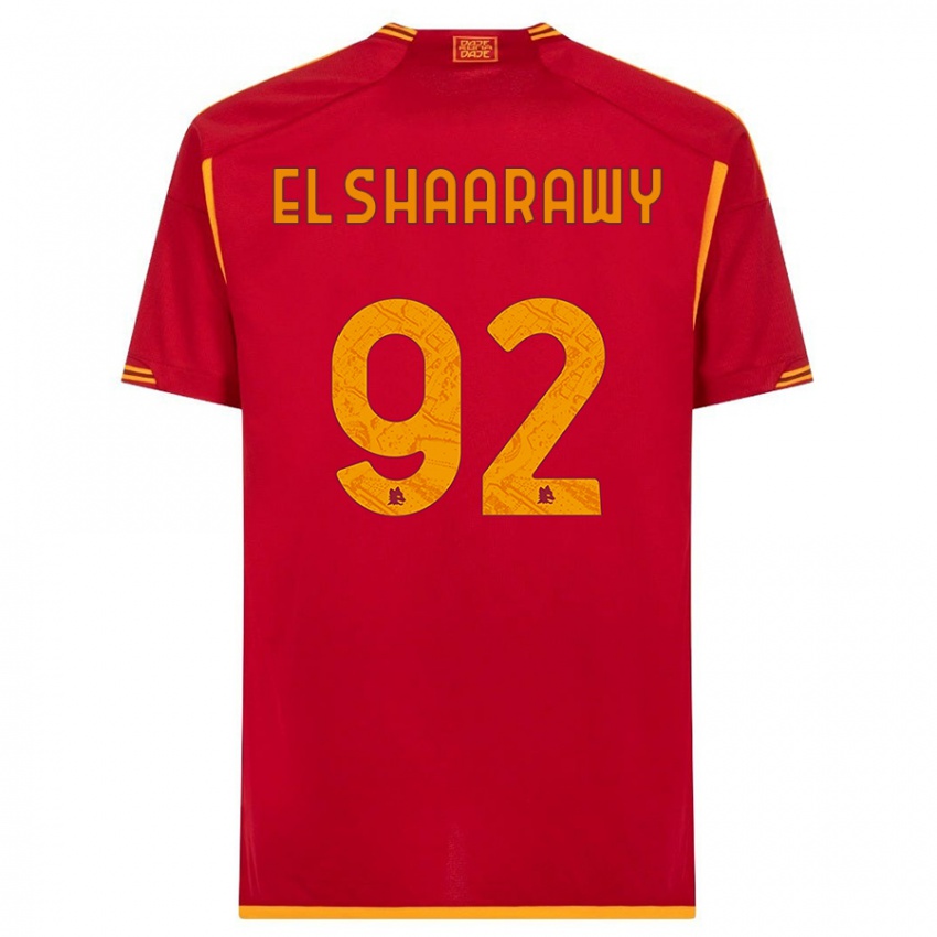 Barn Stephan El Shaarawy #92 Rød Hjemmetrøye Drakt Trøye 2023/24 Skjorter T-Skjorte