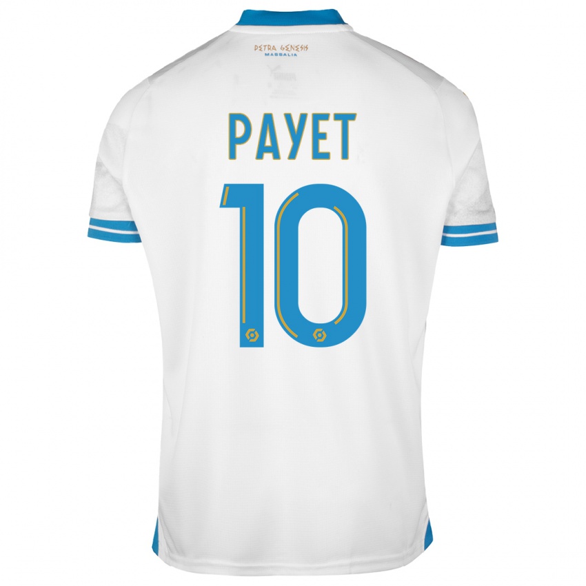 Barn Dimitri Payet #10 Hvit Hjemmetrøye Drakt Trøye 2023/24 Skjorter T-Skjorte