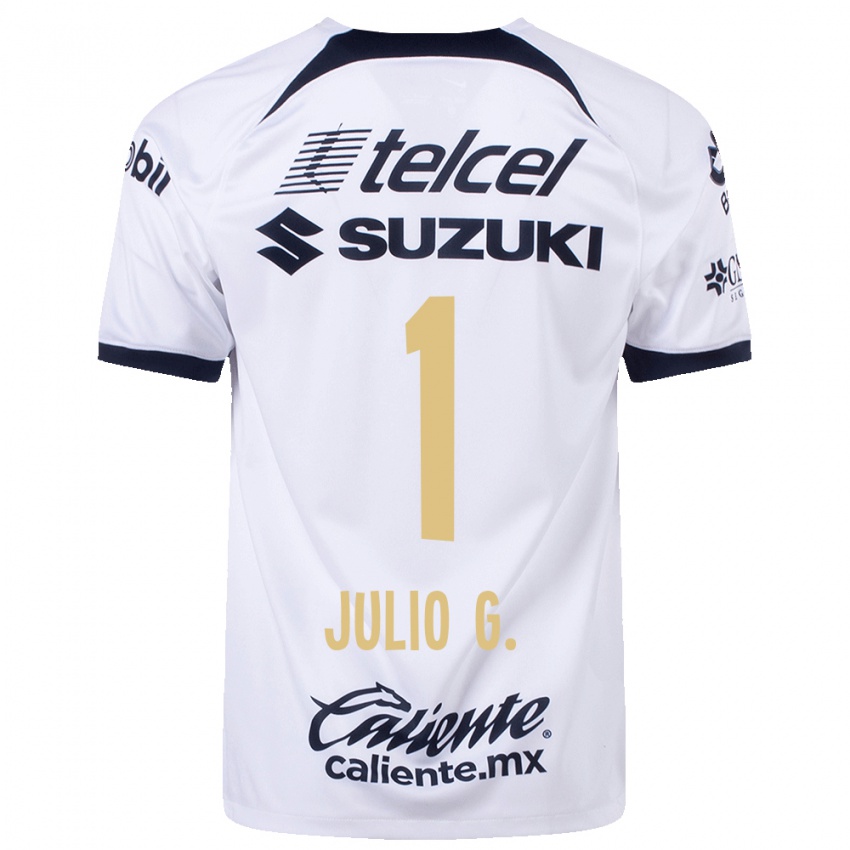 Barn Julio González #1 Hvit Hjemmetrøye Drakt Trøye 2023/24 Skjorter T-Skjorte