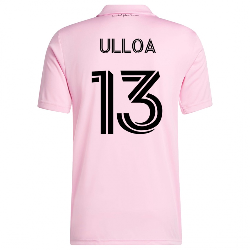 Barn Víctor Ulloa #13 Rosa Hjemmetrøye Drakt Trøye 2023/24 Skjorter T-Skjorte