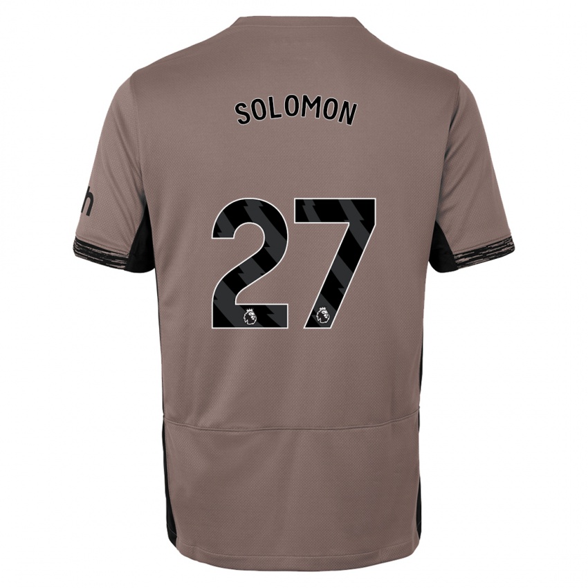 Barn Manor Solomon #27 Mørk Beige Tredje Sett Drakt Trøye 2023/24 Skjorter T-Skjorte