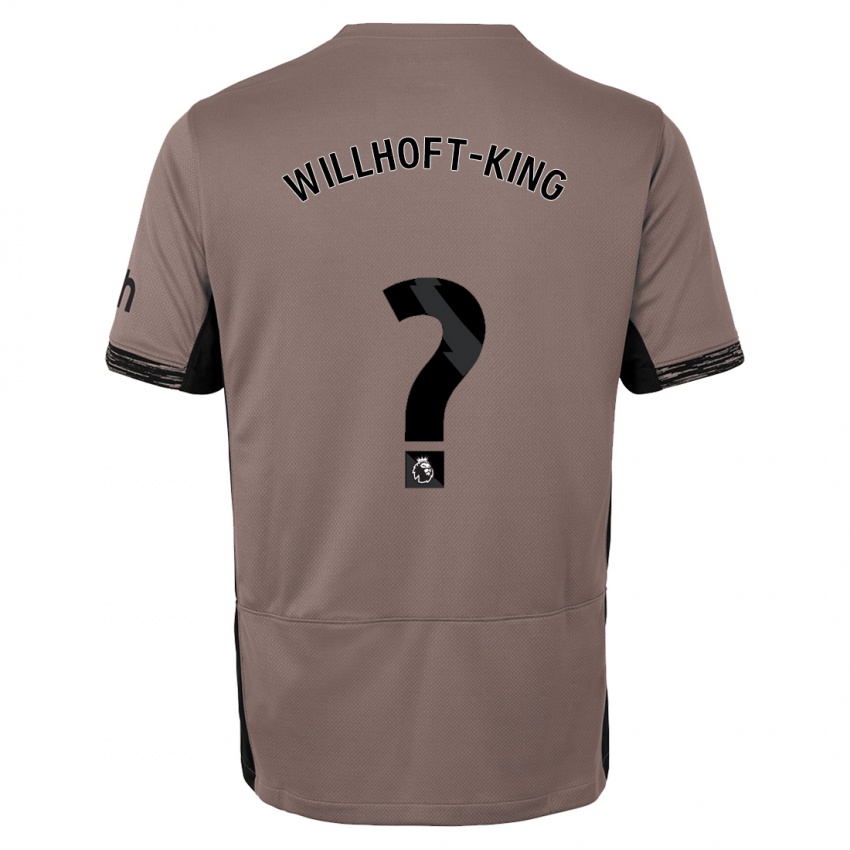 Barn Han Willhoft-King #0 Mørk Beige Tredje Sett Drakt Trøye 2023/24 Skjorter T-Skjorte