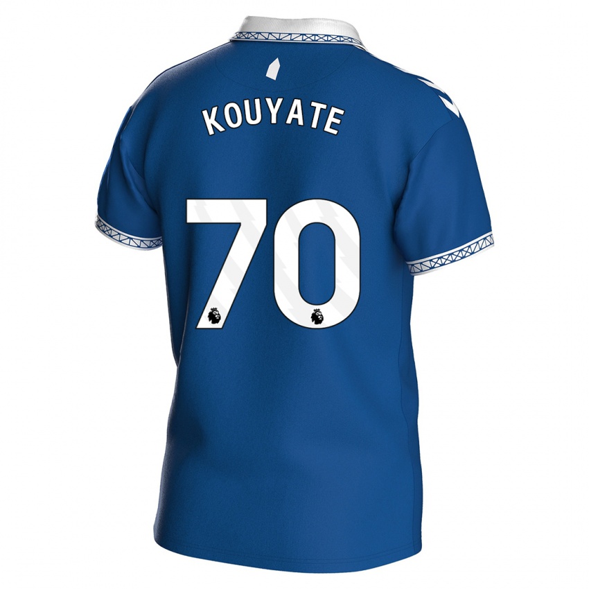 Mann Katia Kouyate #70 Kongeblå Hjemmetrøye Drakt Trøye 2023/24 Skjorter T-Skjorte