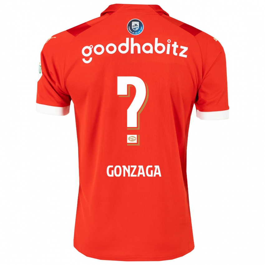Mann Jamal Gonzaga #0 Rød Hjemmetrøye Drakt Trøye 2023/24 Skjorter T-Skjorte