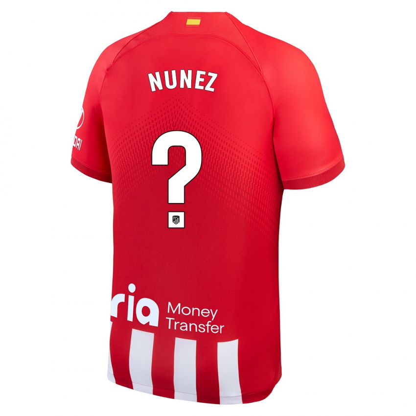 Mann Rafael Nunez #0 Rød Hvit Hjemmetrøye Drakt Trøye 2023/24 Skjorter T-Skjorte