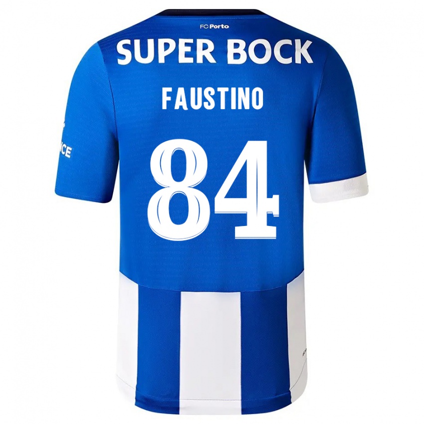 Mann Levi Faustino #84 Blå Hvit Hjemmetrøye Drakt Trøye 2023/24 Skjorter T-Skjorte