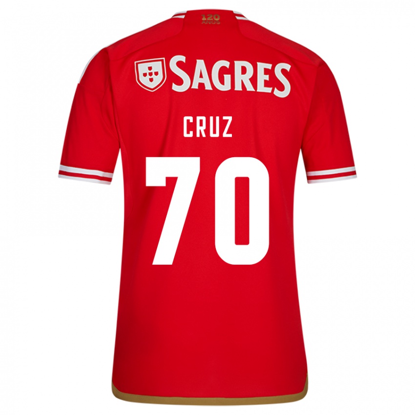 Mann Filipe Cruz #70 Rød Hjemmetrøye Drakt Trøye 2023/24 Skjorter T-Skjorte