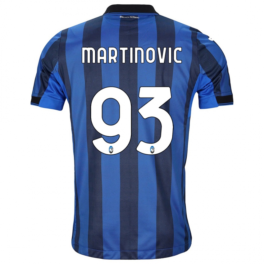 Mann Melania Martinovic #93 Svart Blå Hjemmetrøye Drakt Trøye 2023/24 Skjorter T-Skjorte