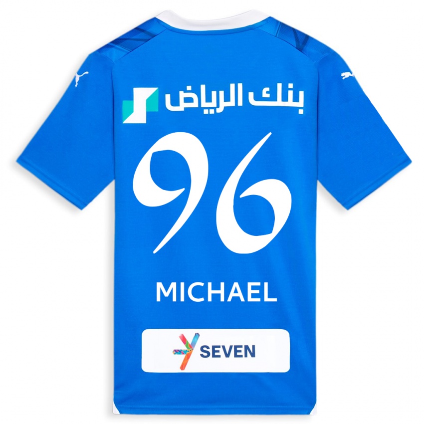 Mann Michael #96 Blå Hjemmetrøye Drakt Trøye 2023/24 Skjorter T-Skjorte
