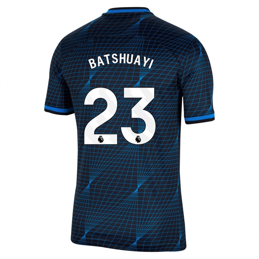 Mann Michy Batshuayi #23 Mørke Blå Bortetrøye Drakt Trøye 2023/24 Skjorter T-Skjorte