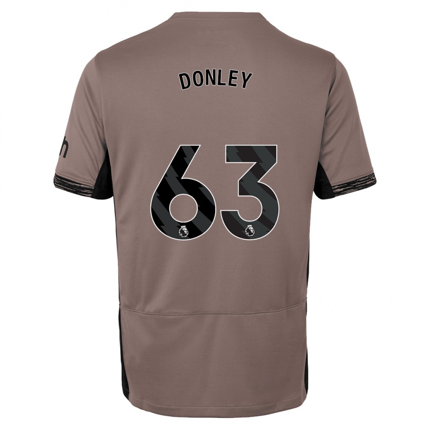 Mann Jamie Donley #63 Mørk Beige Tredje Sett Drakt Trøye 2023/24 Skjorter T-Skjorte