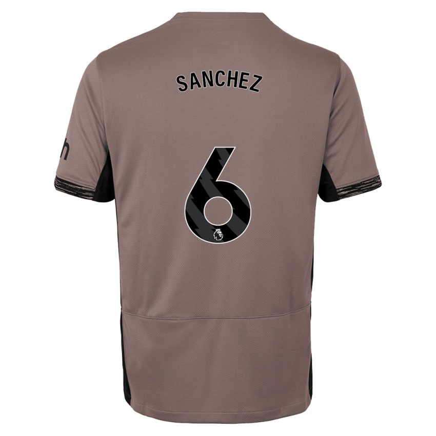 Mann Davinson Sanchez #6 Mørk Beige Tredje Sett Drakt Trøye 2023/24 Skjorter T-Skjorte