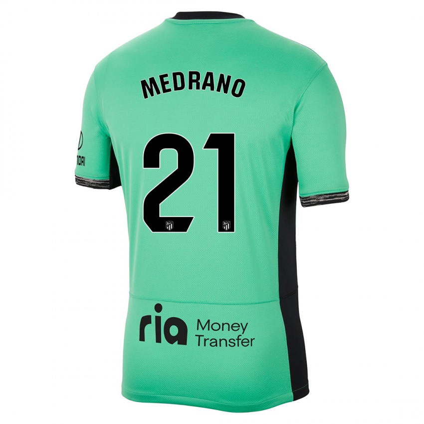 Mann Fernando Medrano #21 Vårgrønn Tredje Sett Drakt Trøye 2023/24 Skjorter T-Skjorte