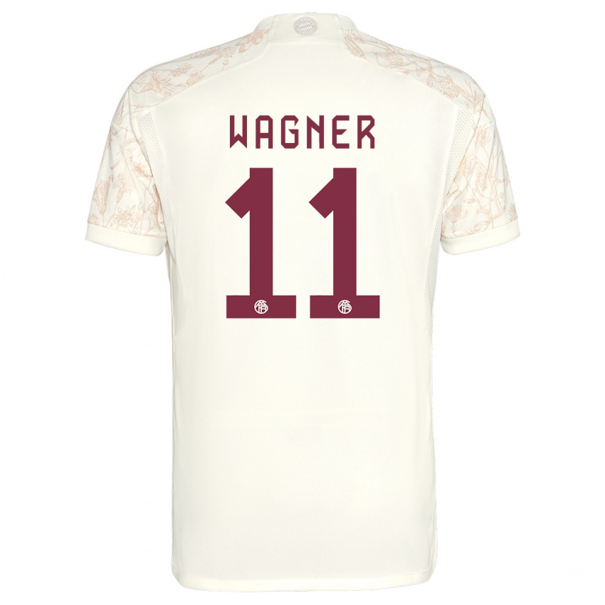 Mann Ricardo Wagner #11 Off White Tredje Sett Drakt Trøye 2023/24 Skjorter T-Skjorte