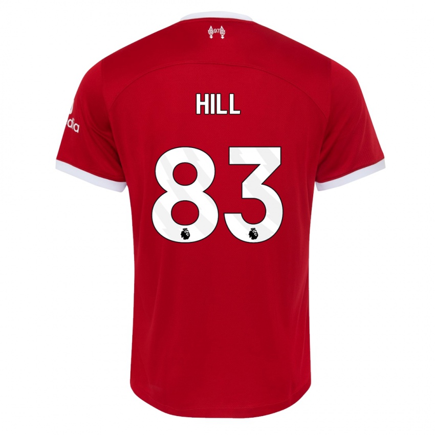 Dame Thomas Hill #83 Rød Hjemmetrøye Drakt Trøye 2023/24 Skjorter T-Skjorte