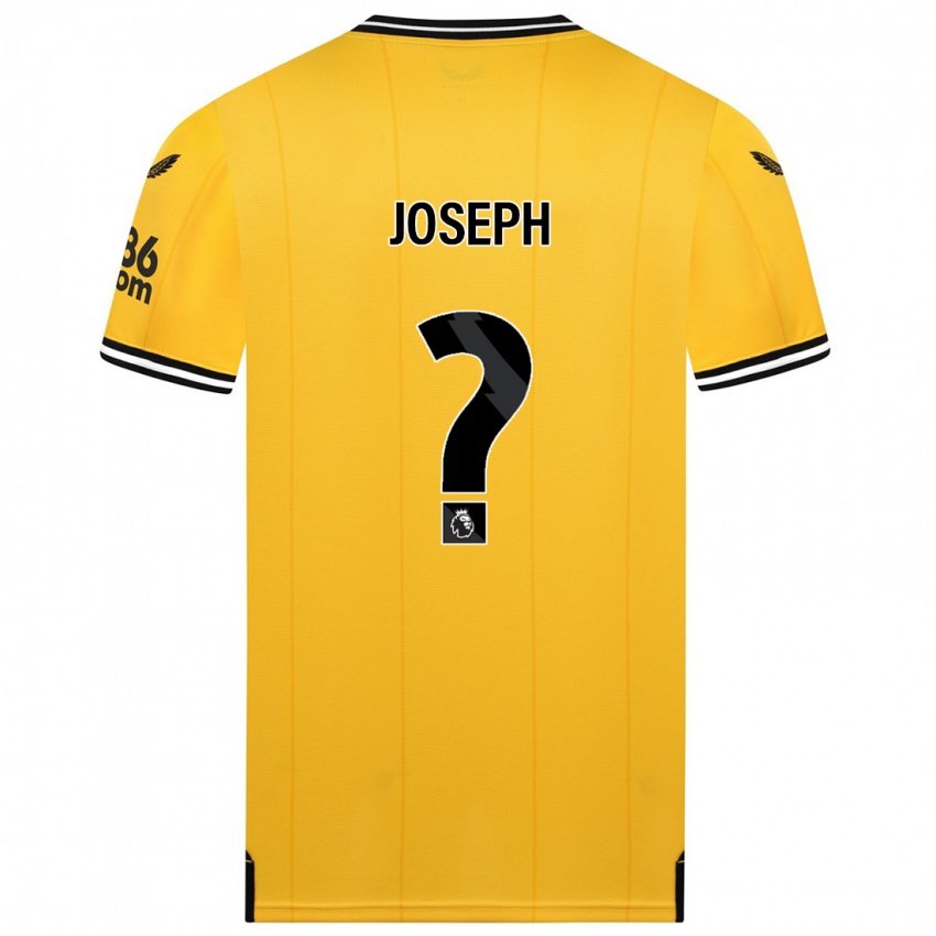 Dame Joseph Joseph #0 Gul Hjemmetrøye Drakt Trøye 2023/24 Skjorter T-Skjorte