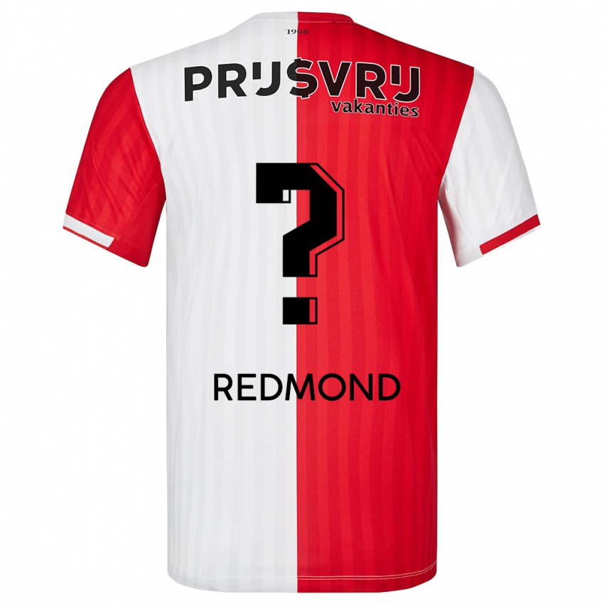 Dame Zepiqueno Redmond #0 Rød Hvit Hjemmetrøye Drakt Trøye 2023/24 Skjorter T-Skjorte