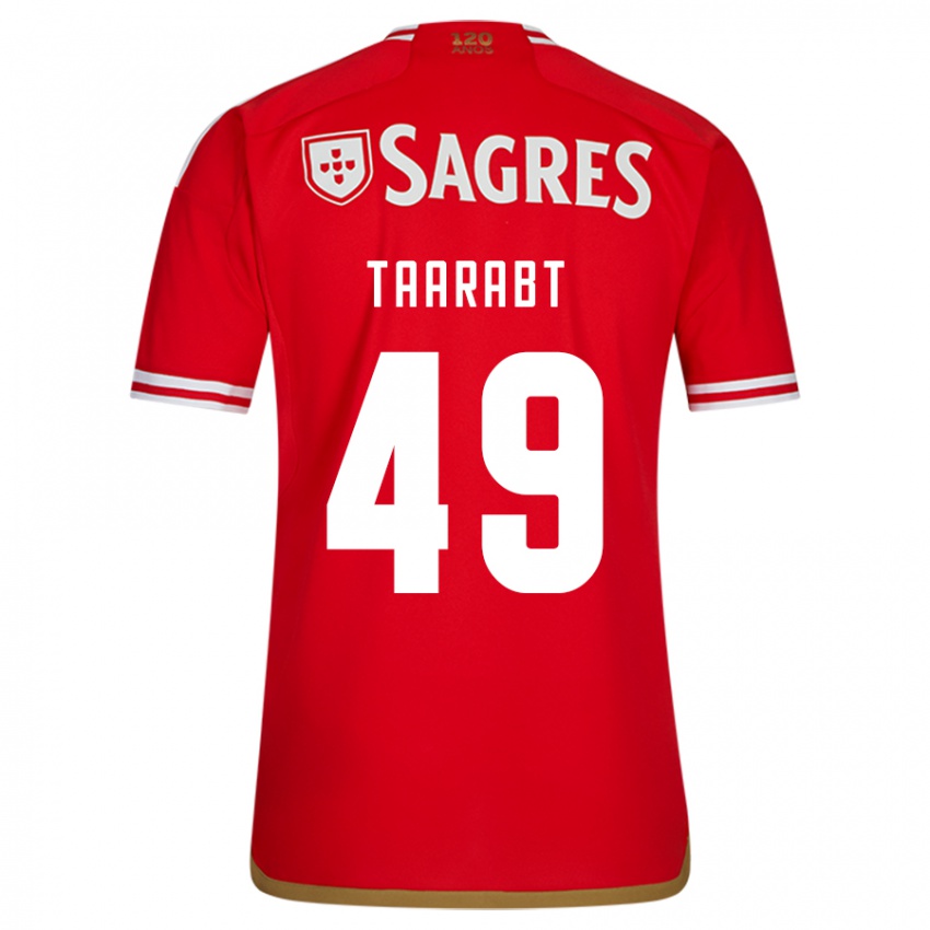 Dame Adel Taarabt #49 Rød Hjemmetrøye Drakt Trøye 2023/24 Skjorter T-Skjorte