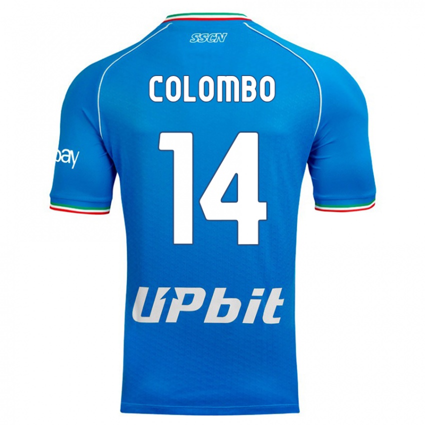 Dame Sofia Colombo #14 Himmelblå Hjemmetrøye Drakt Trøye 2023/24 Skjorter T-Skjorte