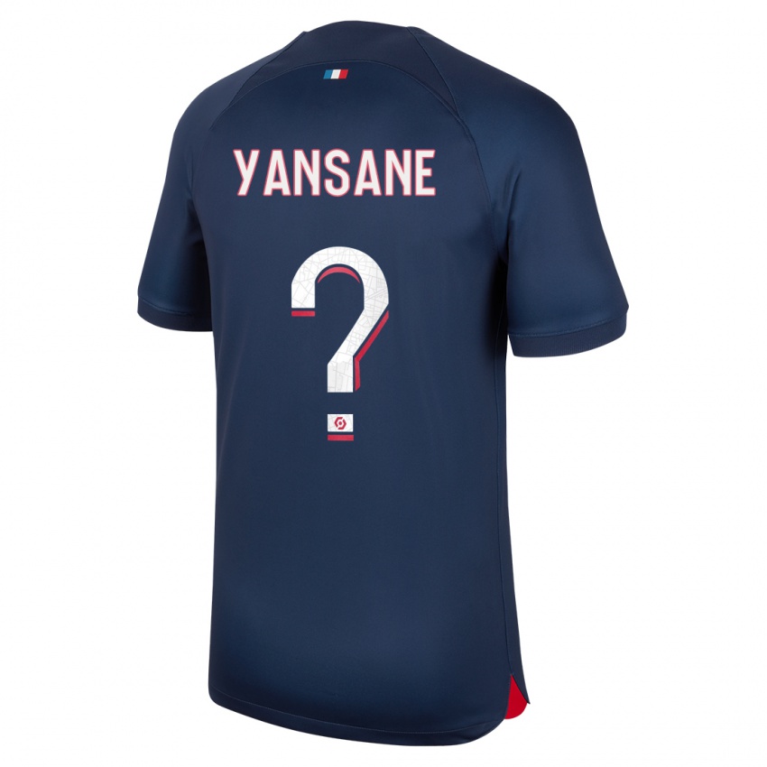 Dame Sekou Yansane #0 Blå Rød Hjemmetrøye Drakt Trøye 2023/24 Skjorter T-Skjorte