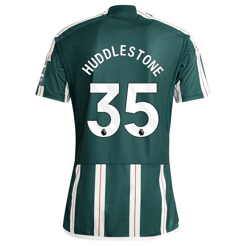 Dame Tom Huddlestone #35 Mørk Grønn Bortetrøye Drakt Trøye 2023/24 Skjorter T-Skjorte