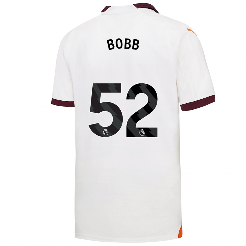 Dame Oscar Bobb #52 Hvit Bortetrøye Drakt Trøye 2023/24 Skjorter T-Skjorte